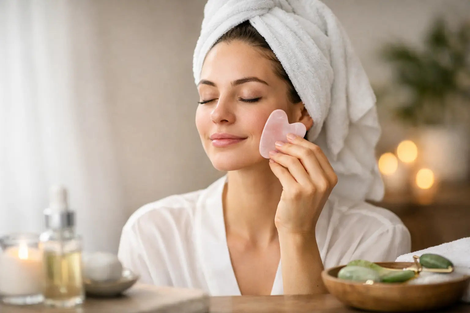 Gua Sha for Puffy Face: 5-Minute Morning Routine