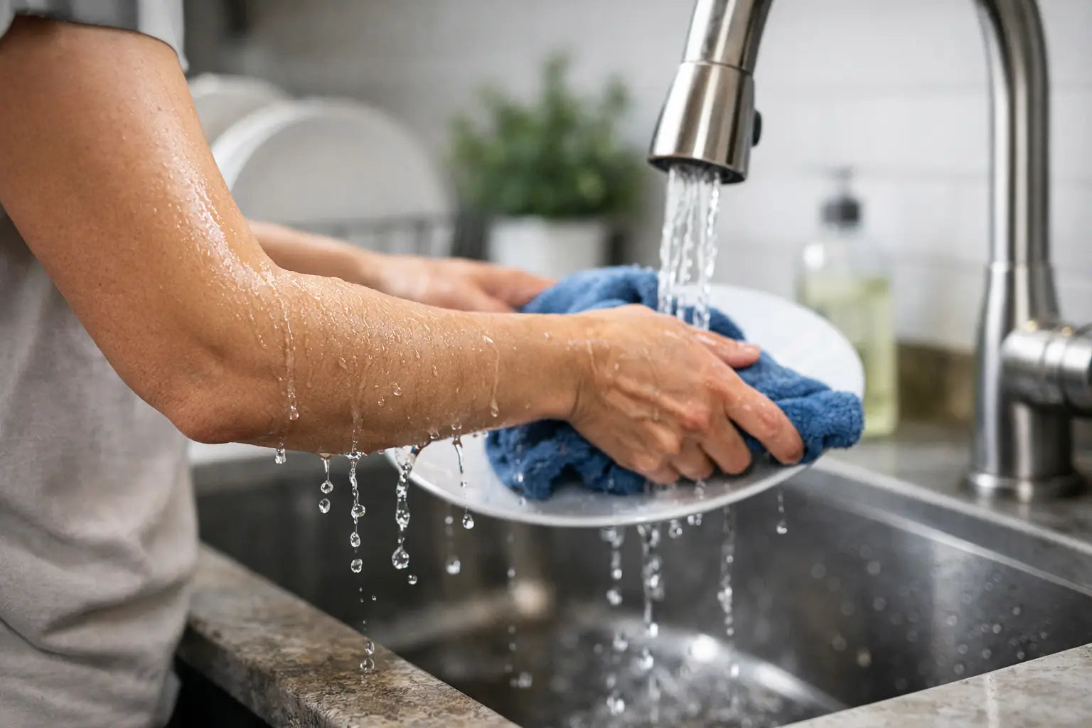 How to Stop Water Dripping Down Your Arms