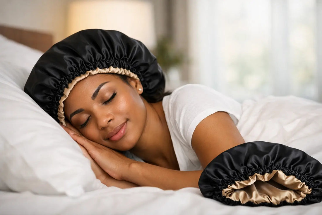 Satin Lined Bonnet for Better Morning Hair