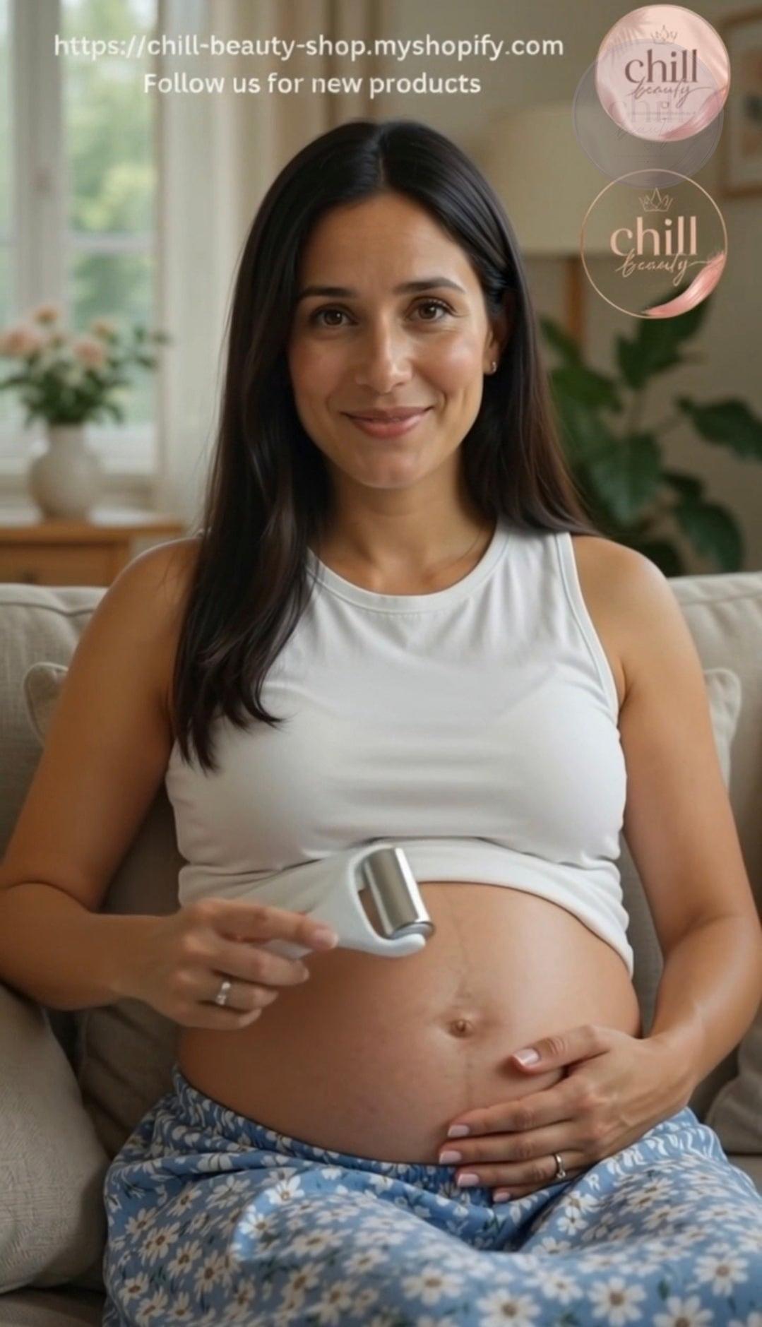 BumpGlow cooling roller for pregnancy belly relief, product view